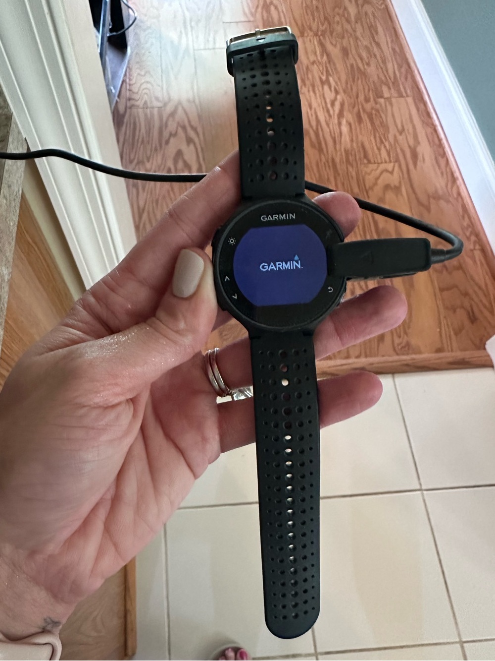 garmin black fitness smartwatch